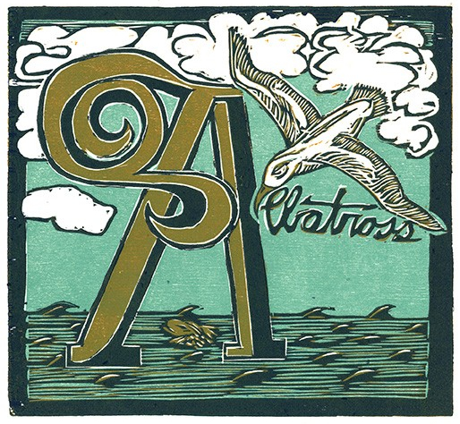 A is for Albatross by Chick Family Ink on Etsy